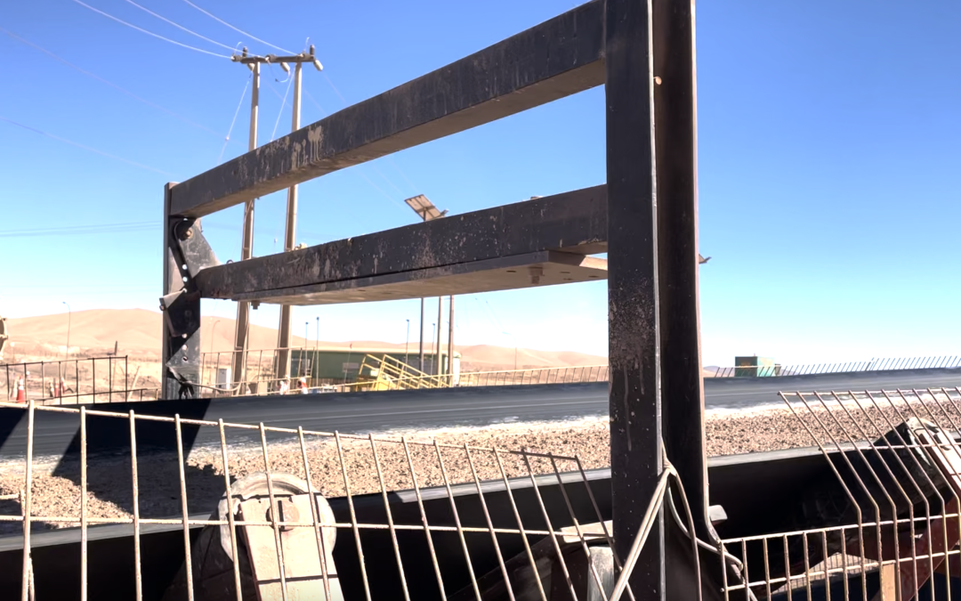 Ramsey by SRO Technology Tramp Metal Detector at Antucoya Mine.