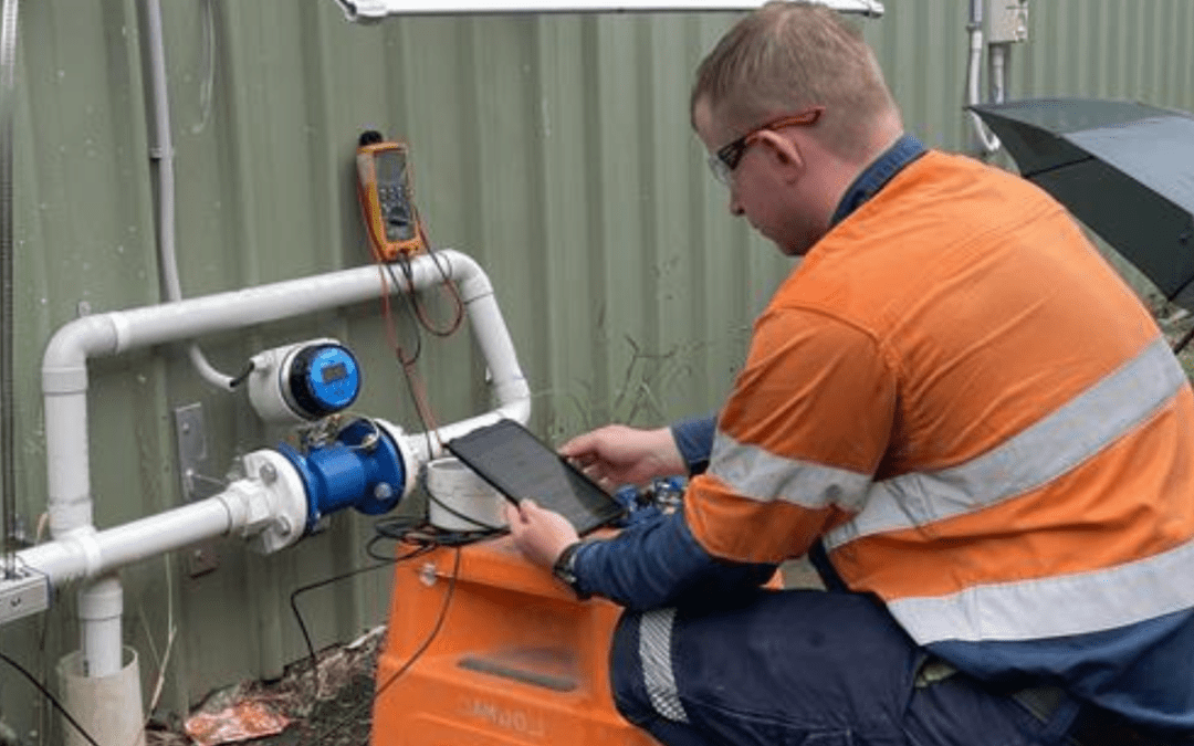 Technician on site