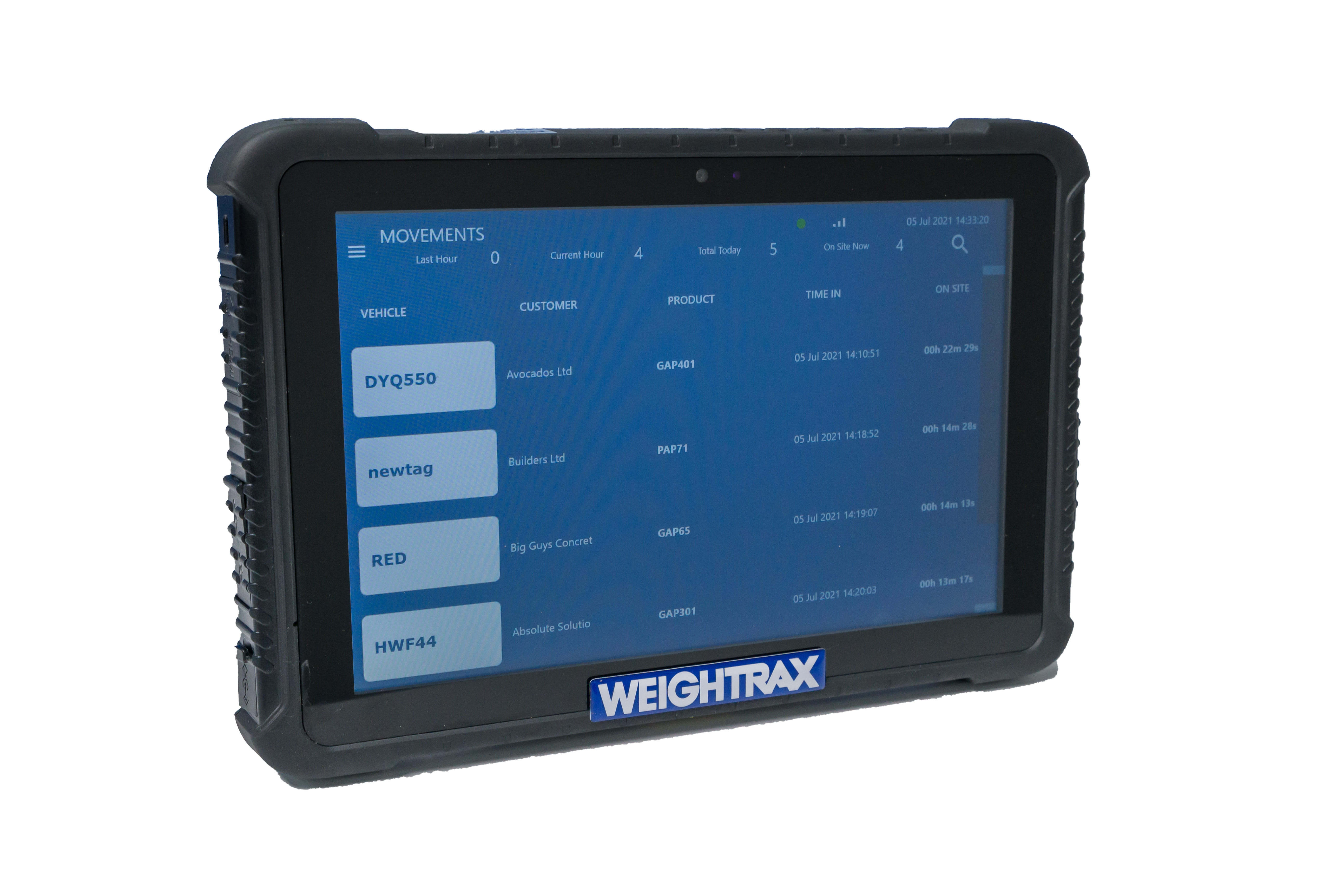 Weightrax mobile